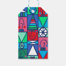 ハッピー小妖精や小人ギフトラベル ギフトタグ