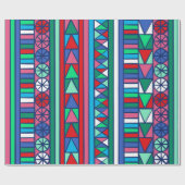 ハッピー小妖精や小人グラフィックギフトラップ ラッピングペーパー (フラット)