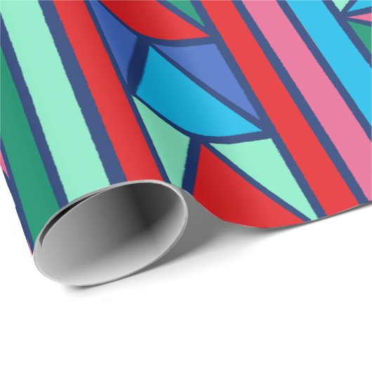 ハッピー小妖精や小人グラフィックギフトラップ ラッピングペーパー (ロールコーナー)