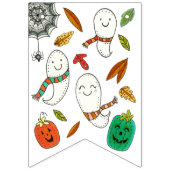 ハッピー幽霊たちブースデイとフォト誕生日 バンティングフラッグ (第1の旗)