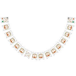 ハッピー幽霊たちブースデイ誕生日 バンティングフラッグ