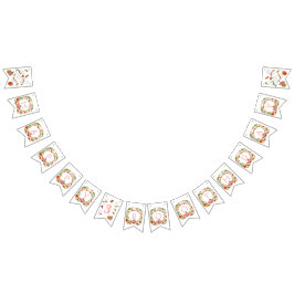 ハッピー幽霊たちブーツデイピンク誕生日 バンティングフラッグ