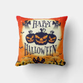 ハッピー幽霊のよく出るハロウィーン クッション (裏面)