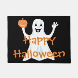 ハッピー幽霊ウェルカムマット ドアマット