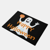 ハッピー幽霊ウェルカムマット ドアマット (アングル)