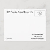 ハッピー幽霊カボチャ ポストカード (裏面)