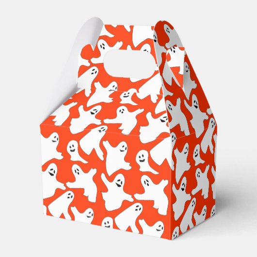 ハッピー幽霊ハロウィーントリートギフトボックス フェイバーボックス (裏面サイド)