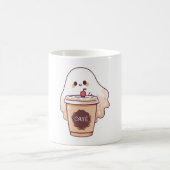 ハッピー幽霊ラブコーヒーステッカー コーヒーマグカップ (中央)