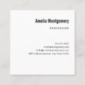 ハッピー幽霊レトロヒッパイヴィベ スクエア名刺 (裏面)