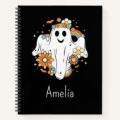 ハッピー幽霊レトロヒッパイヴィベ ノートブック (正面)