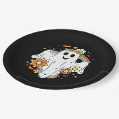 ハッピー幽霊レトロヒッパイヴィベ ペーパープレート (アングル)