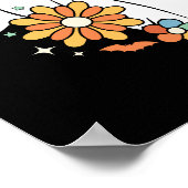 ハッピー幽霊レトロヒッパイヴィベ ポスター (角)