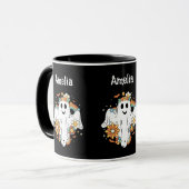 ハッピー幽霊レトロヒッパイヴィベ マグカップ (正面左)