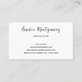 ハッピー幽霊レトロヒッパイヴィベ 名刺 (裏面)