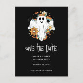 ハッピー幽霊レトロヒッパイヴィーベハロウィーン 案内ポストカード (正面)