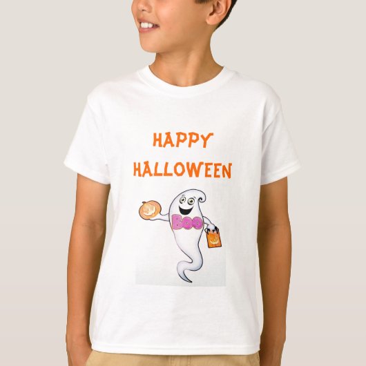 ハッピー幽霊 Tシャツ (正面)