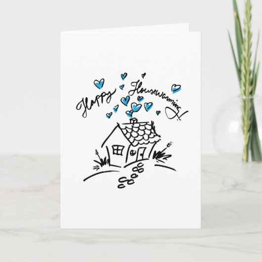 ハッピー引っ越し祝いパーティー1 カード (正面)