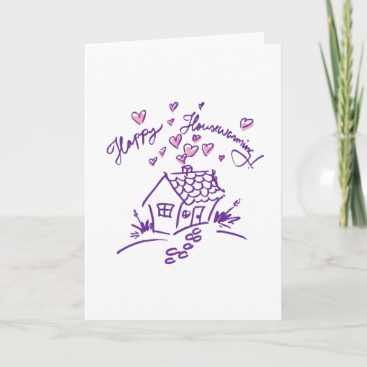 ハッピー引っ越し祝いパーティー4 カード (正面)
