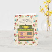 ハッピー引っ越し祝いパーティー カード (黄色い花)