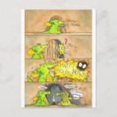 ハッピー引っ越し祝いパーティー ポストカード (正面)