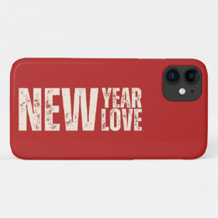 ハッピー引用文新年の新恋2024 iPhone 11 ケース