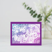 ハッピー思考虹 ポストカード (スタンド正面)