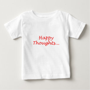 『ハッピー思考』の子供用Tシャツ ベビーTシャツ