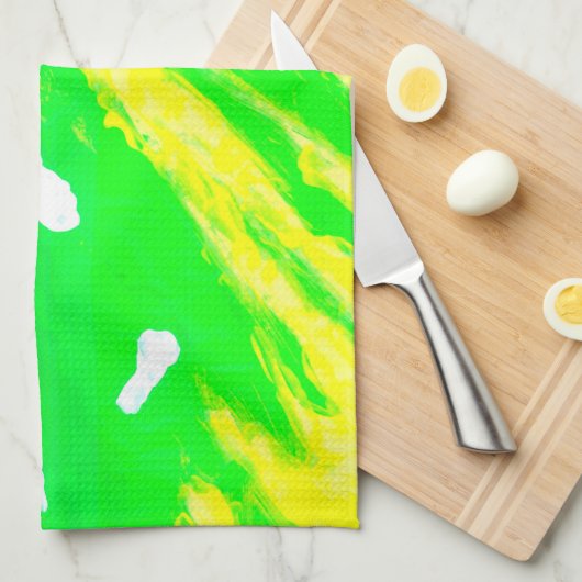 ハッピー感じズ・キッチンタオル キッチンタオル (四つ折り)