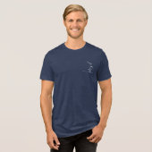 ハッピー感覚ティー – Tri-Blend大人 トライブレンドＴシャツ (正面全面)