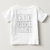 ハッピー感覚(キッド/ベビー) ベビーTシャツ (裏面)
