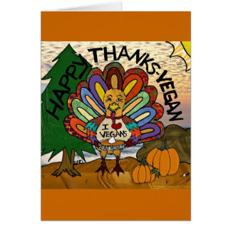 ハッピー感謝していビーガン感謝祭トルコ