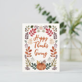 ハッピー感謝祭かぼちゃと紅葉 シーズンカード (スタンド正面)