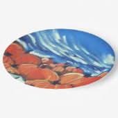 ハッピー感謝祭かぼちゃパッチ ペーパープレート (アングル)