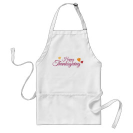 ハッピー感謝祭と紅葉 スタンダードエプロン