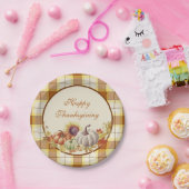 ハッピー感謝祭のプライドとカボチャ ペーパープレート (パーティー)