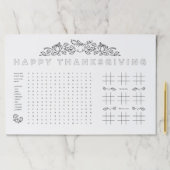 ハッピー感謝祭の子供たちの活動の着色ランチョンマット ペーパーパッド (インサイチュ)