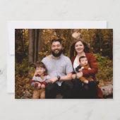 ハッピー感謝祭の新しいホームカボチャの動画 案内状 (裏面)