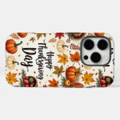 ハッピー感謝祭の日ケースメイトiPhone 16プロポー Case-Mate iPhoneケース (裏面 (横))