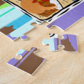 ハッピー感謝祭の日ジグソーパズル、ビーチトルコ ジグソーパズル (側面)