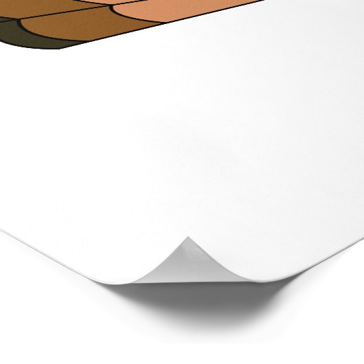 ハッピー感謝祭の日トルコ感謝の休日 ポスター (角)