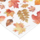 ハッピー感謝祭の秋の紅葉背景 テーブルクロス (アングル)