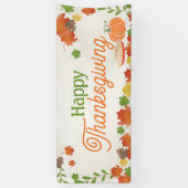 ハッピー感謝祭ぶら下がったフェスティバルのバナー記号 横断幕 (縦)