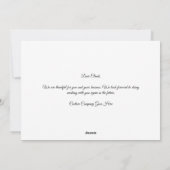 ハッピー感謝祭カスタム会社秋カボチャ シーズンカード (裏面)