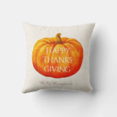 ハッピー感謝祭カボチャ クッション (裏面)