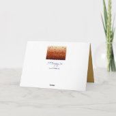 ハッピー感謝祭カード シーズンカード (裏面)