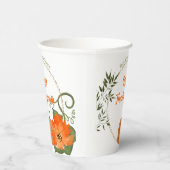 ハッピー感謝祭グリッター紙カップ 紙コップ (右)