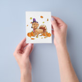 ハッピー感謝祭ダックスシャントルココスチュームTおもしろい チラシ (手)