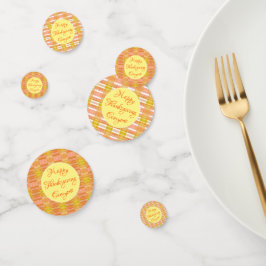 ハッピー感謝祭テーブル紙吹雪 コンフェッティ