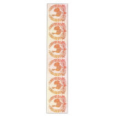 ハッピー感謝祭トルコのテーブルランナー ミディアムテーブルランナー (正面)