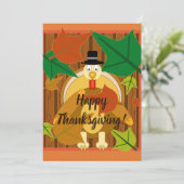 ハッピー感謝祭トルコ シーズンカード (スタンド正面)